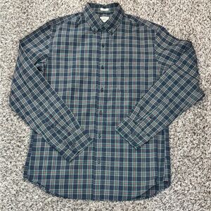 J. Crew Men’s Slim Fit Plaid Button Down Shirt Size Medium